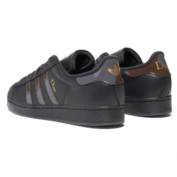 Adidas x Dime Superstar ADV Carbon Brown Skateboarding Sneakers - Picture 6 of 16